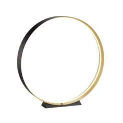 Boucle Graphite Ring Floor Lamp