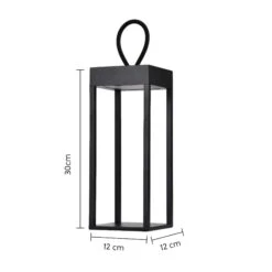 Sable Black LED USB Charging Lantern -Housing Units Furniture Store 9e47c60def0a22829ef9bd1e7593288e 1