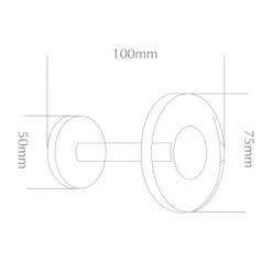 Oak & Metal Disc Curtain Holdback Pair -Housing Units Furniture Store 9e4f0f2c24b9f2a2e2136f2ae05ae67a