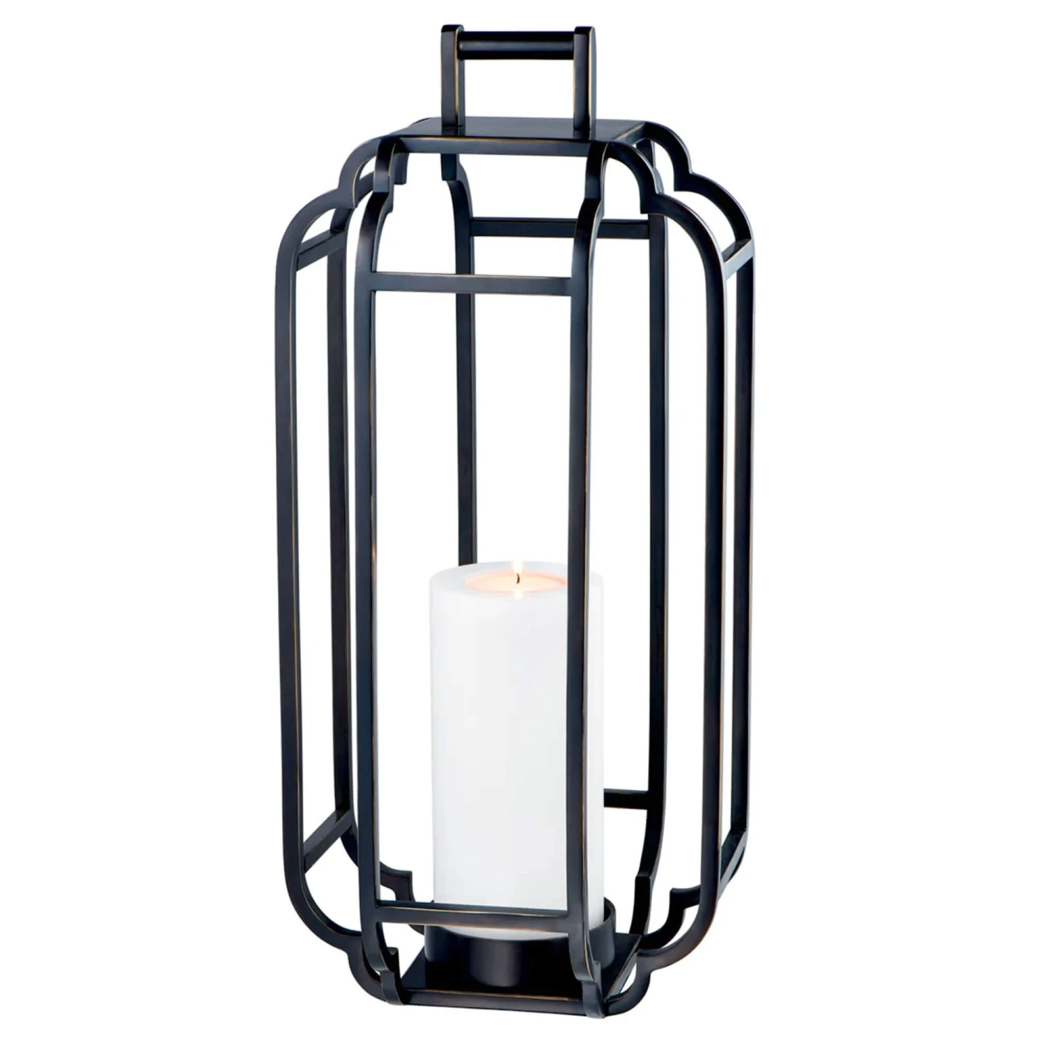 Eichholtz Hurricane Palisades Lantern Candle Holder 2 Eichholtz Hurricane Palisades Lantern Candle Holder - Image 2