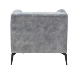Clarence Steel Grey Fabric Armchair -Housing Units Furniture Store 9edf7c1454c013c60adb5cd616c1037e
