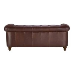 Wentworth Kodak Clove Brown Leather Midi Sofa -Housing Units Furniture Store 9eedc5157f6f394a91c5e16a4bf7c0fb