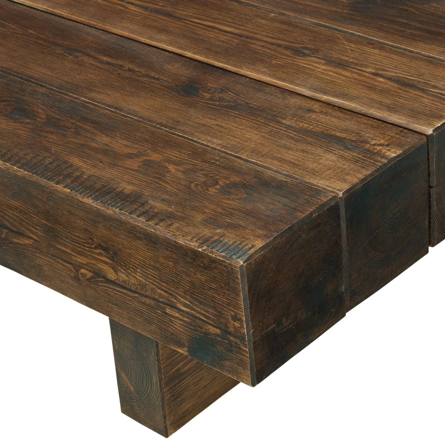Valmiera Reclaimed Wood 140cm Log Coffee Table 4 Valmiera Reclaimed Wood 140cm Log Coffee Table - Image 4