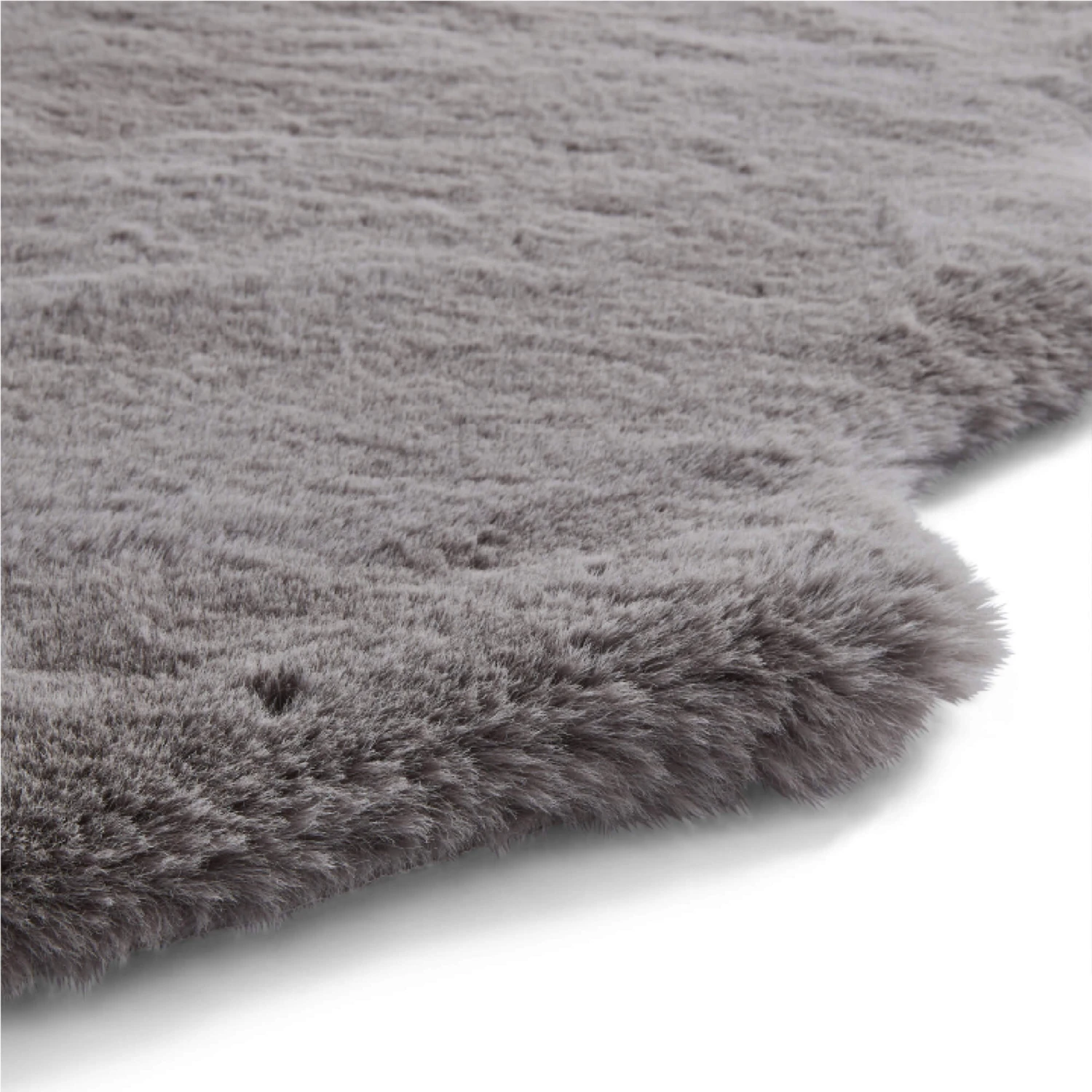 Super Teddy Grey Double Sheepskin Rug 4 Super Teddy Grey Double Sheepskin Rug - Image 4