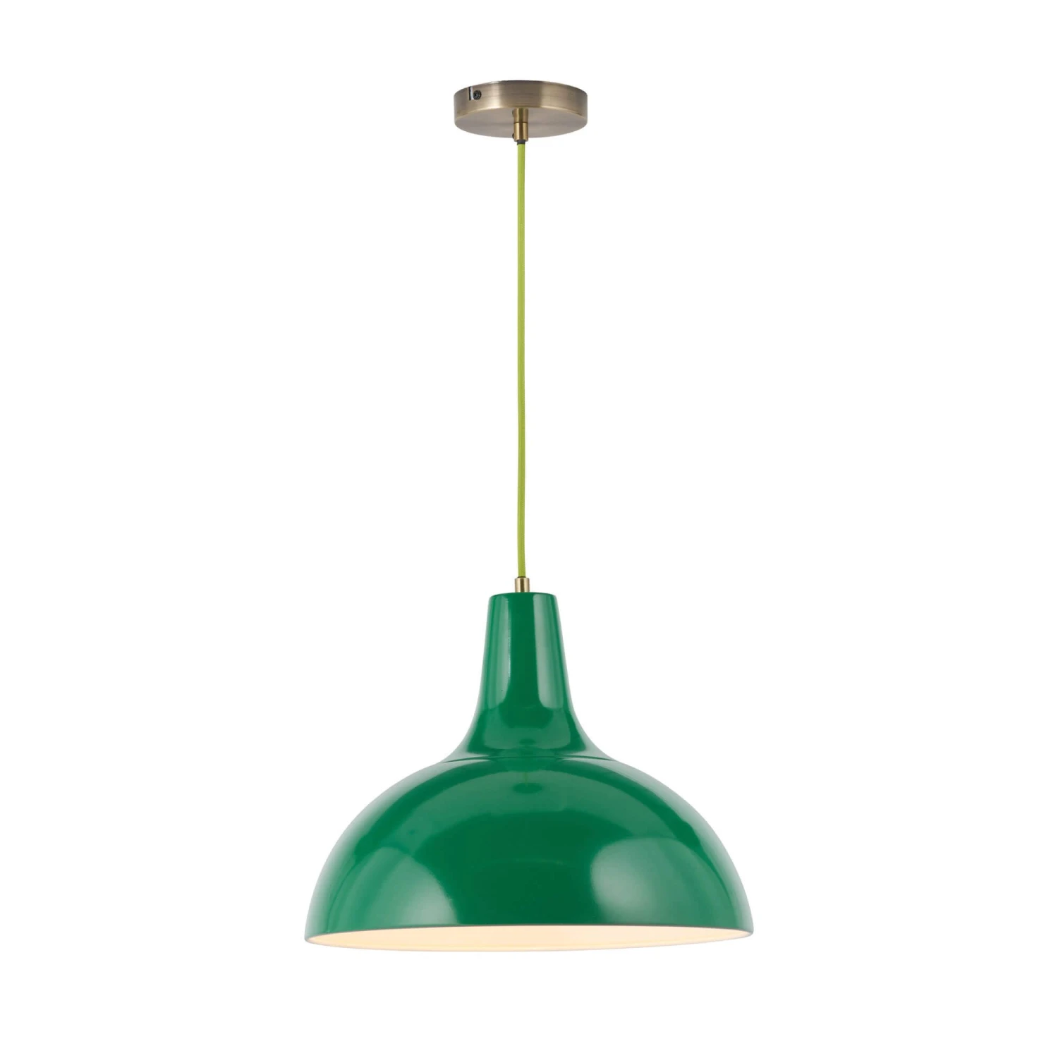 Designers Guild Tortona Emerald Green Pendant Light 2 Designers Guild Tortona Emerald Green Pendant Light - Image 2