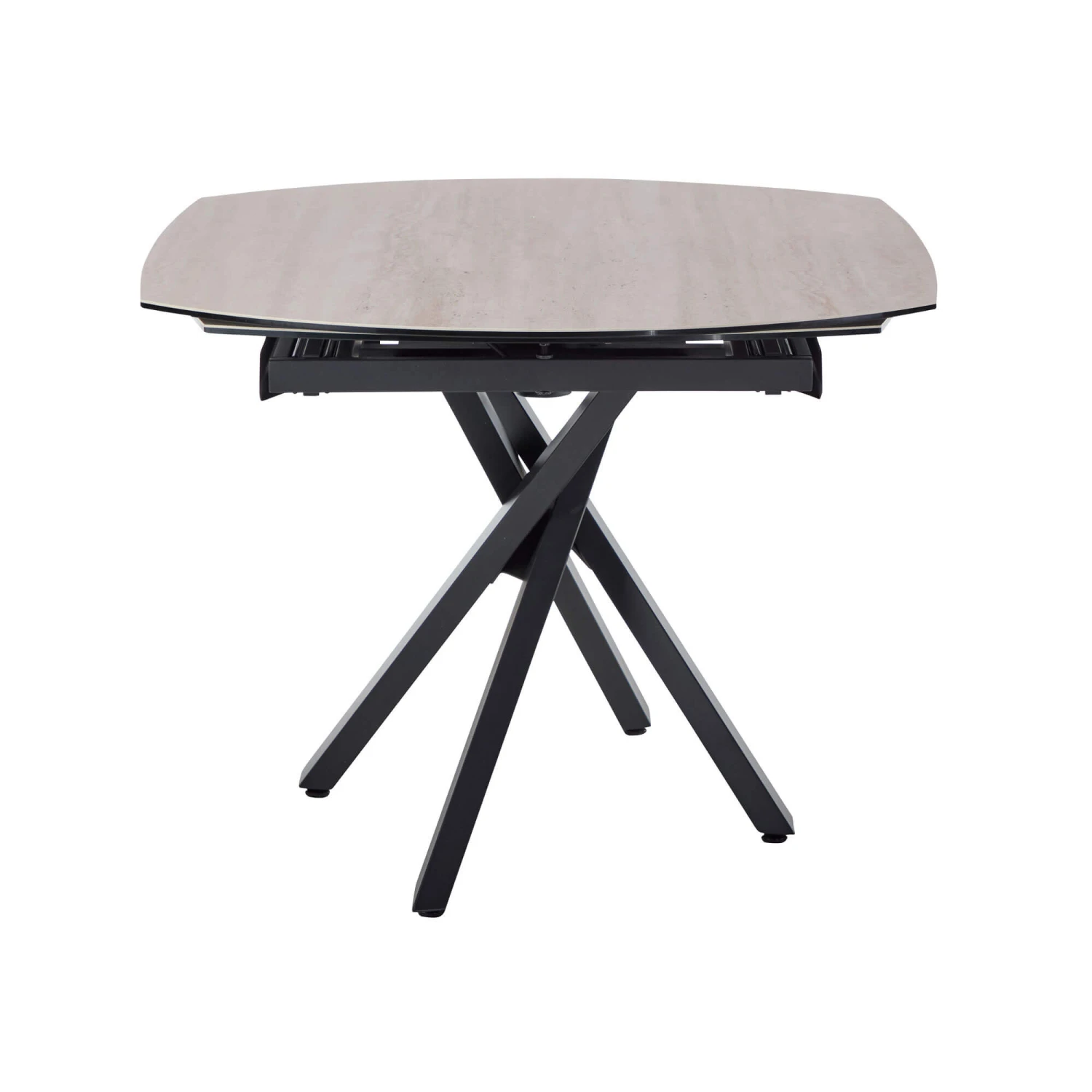 Alberto Travertine Effect 190cm Extending Dining Table 5 Alberto Travertine Effect 190cm Extending Dining Table - Image 5