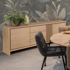 Mariana 205cm Light Oak Sideboard