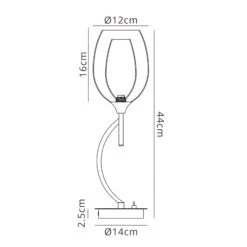 Delia French Gold Table Lamp With Iridescent Wine Glass Shade -Housing Units Furniture Store a18c8d5e8894e9f6edd55ed6bd691b37 1