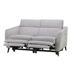 Fiastra White Fabric Power Recliner Loveseat -Housing Units Furniture Store a19e092e2504e9e885c2413191679250