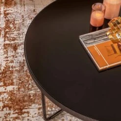 Libra Knightsbridge Black Glass Nest Of 2 Coffee Tables -Housing Units Furniture Store a2edf1fa3af8b5468c50acee6dffe2ec