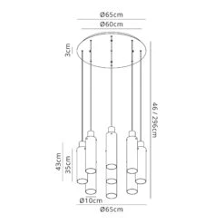Chelsea Slim Satin Mocha & Amber 9 Light Pendant -Housing Units Furniture Store a431b28e872a5ffcc474dc5a99c1cd8f