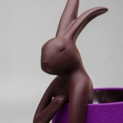 Red Modest Rabbit 50cm Table Lamp With Purple Shade -Housing Units Furniture Store a6940eb8eada2fac82e0854f34257736