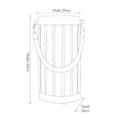 Grey Wash Wood Large Lantern Floor Lamp -Housing Units Furniture Store a69d492d9400c5cdbd6975dbff2ce4df