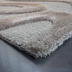 Cleo Wave Textured Taupe 200cm X 290cm Rug -Housing Units Furniture Store a75cb6d0b50db7136e27bfdc1ff2becb