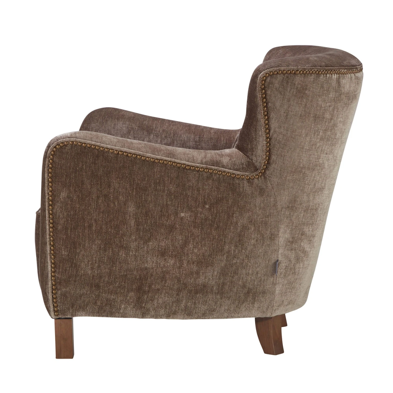 Alexander & James Strauss Berlin Lichen Accent Chair With Antique Studs 3 Alexander & James Strauss Berlin Lichen Accent Chair With Antique Studs - Image 3