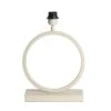 Lagos Small Cream Table Lamp Base