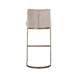 Bamaya Beige Velvet Bar Stool 11 Bamaya Beige Velvet Bar Stool -Housing Units Furniture Store a85db94a8362ac5f376c5a8be087fe57