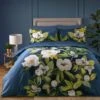 Alaya Blue Floral Kingsize Duvet Set