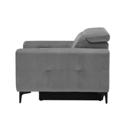 Frascati Misty Grey Fabric Power Recliner Armchair -Housing Units Furniture Store a9000b2fc930825695060a66daf85ad9