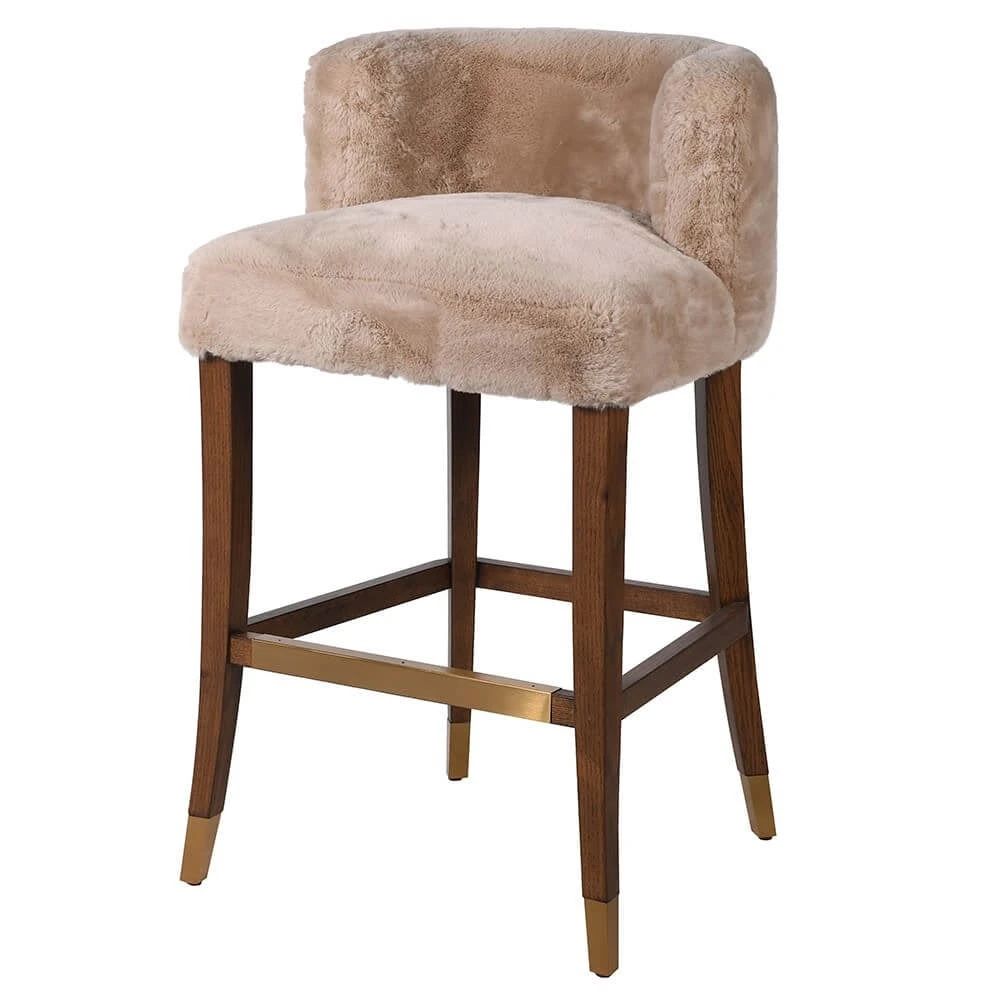 Java Bar Table With 2 Wyatt Faux Sheepskin Bar Stools 4 Java Bar Table With 2 Wyatt Faux Sheepskin Bar Stools - Image 4