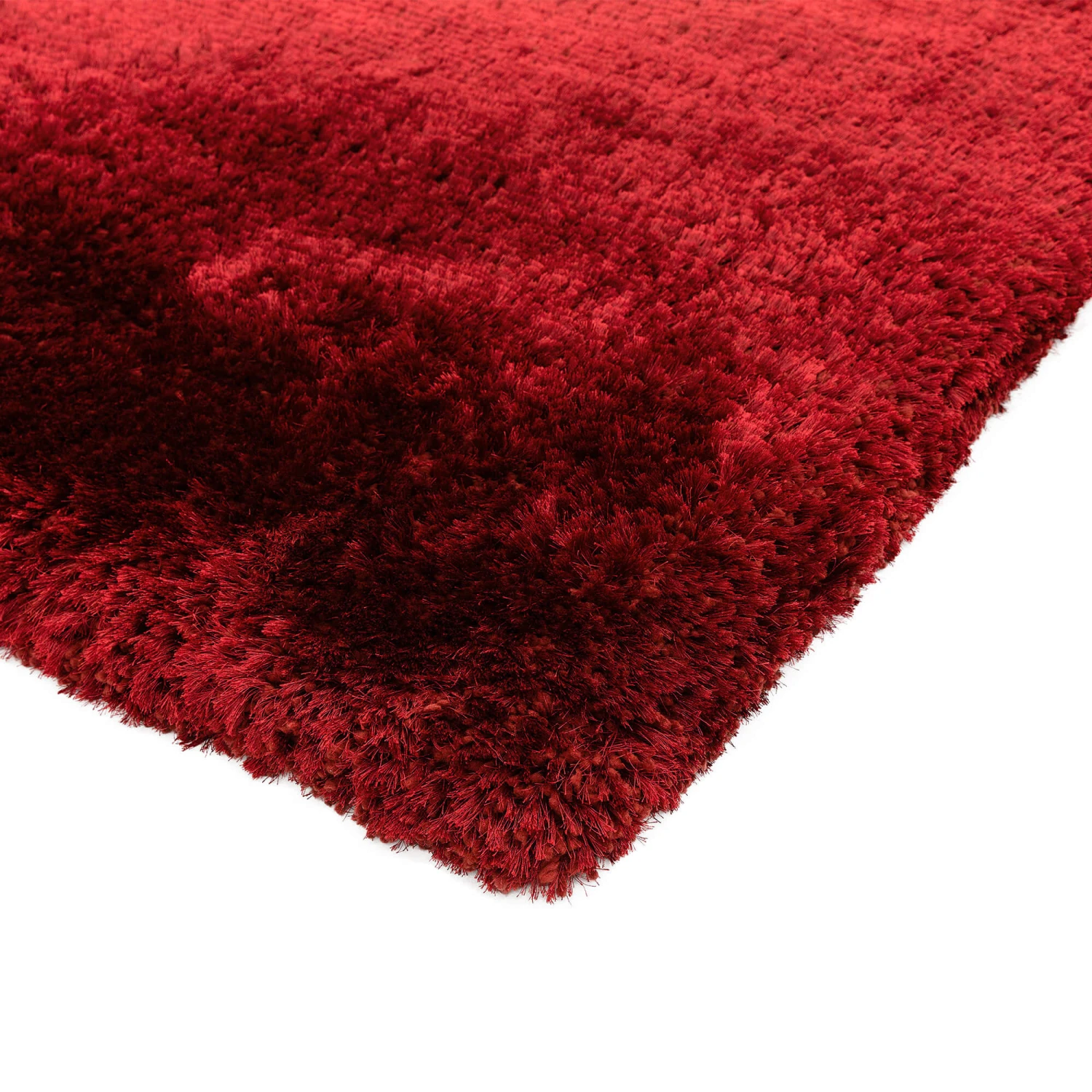 Plush Shaggy Red 140cm X 200cm Rug 3 Plush Shaggy Red 140cm X 200cm Rug - Image 3