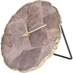 Dusky Agate 20cm Mantel Clock