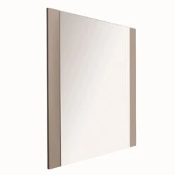 Caren High Gloss Pearl Line Bedroom Wall Mirror