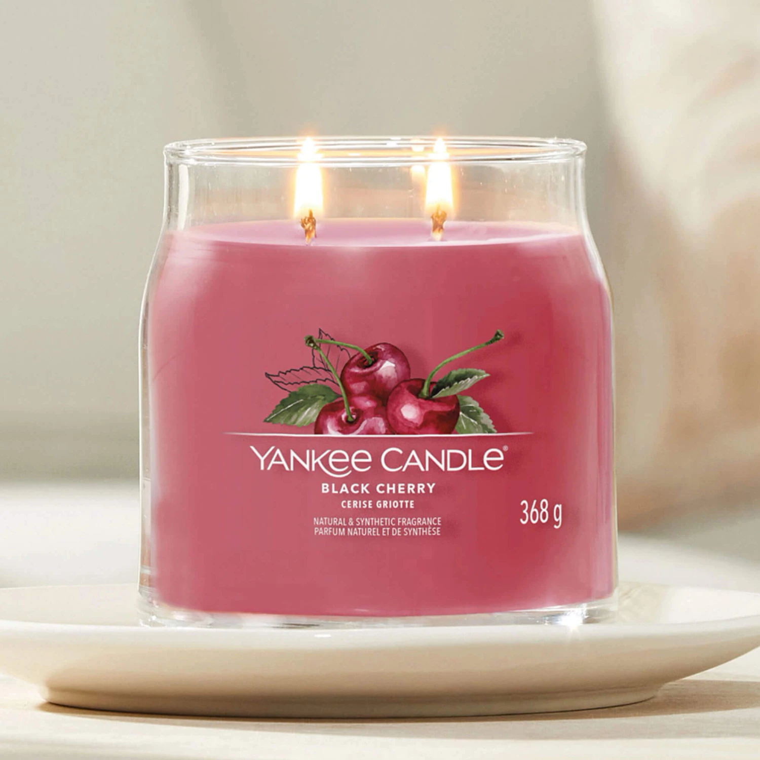 Medium Black Cherry Yankee Candle 1 Medium Black Cherry Yankee Candle