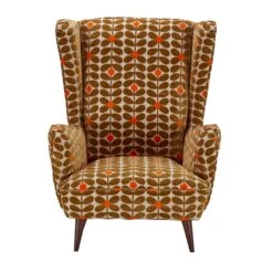 Orla Kiely Alma Sixties Stem Fawn Patterned Fabric Accent Armchair -Housing Units Furniture Store ac7c60c9fa9da0c69658d31414e67dbe 1