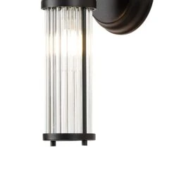 Newton Satin Black 2 Light Glass Rod Wall Light -Housing Units Furniture Store acaf8519ed86fe23ef798ad3a6967645