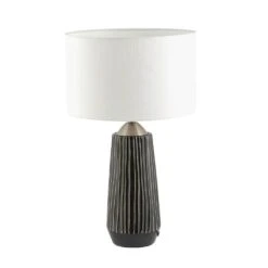 Artemis Grey Tall Table Lamp