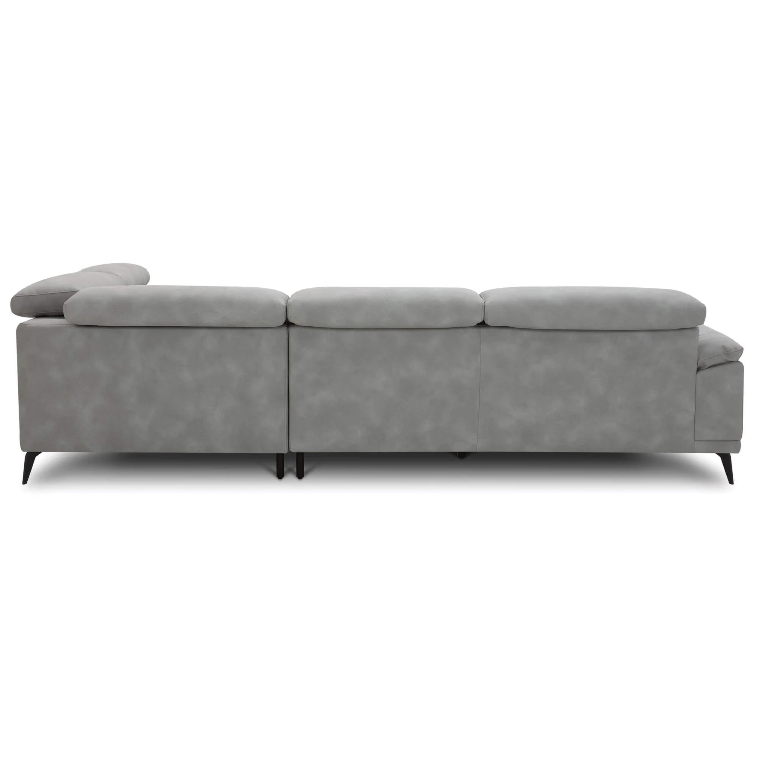 Casper Grey Fabric Corner Sofa (Right) 8 Casper Grey Fabric Corner Sofa (Right) - Image 8
