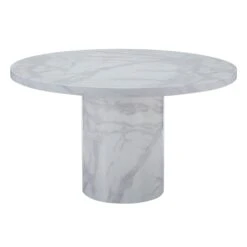 Savona Bone White 130cm Circular Marble Effect Dining Table 14 Savona Bone White 130cm Circular Marble Effect Dining Table -Housing Units Furniture Store aef33f3353fe7bd90418b1f52c670295