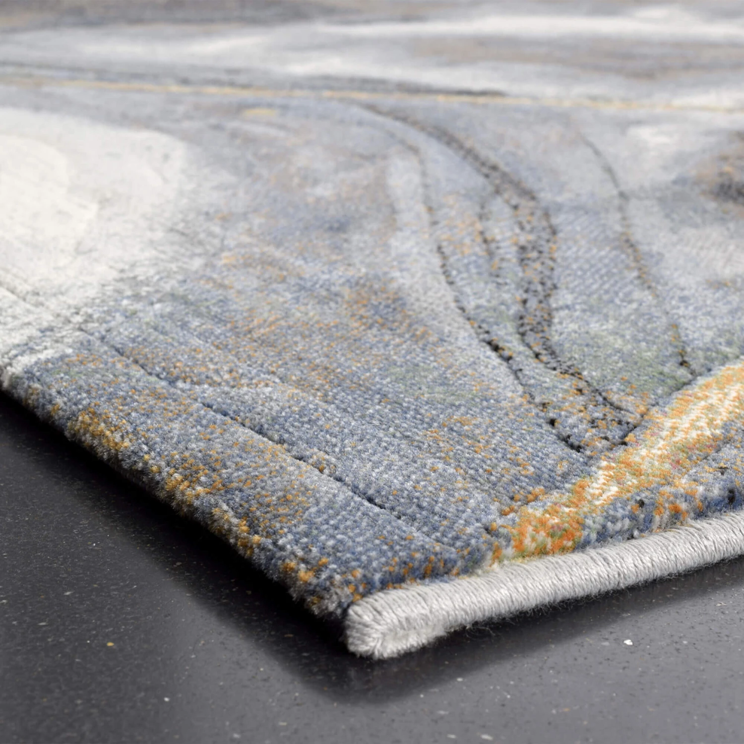 Galleria Navy Cream 240cm X 300cm Rug 3 Galleria Navy Cream 240cm X 300cm Rug - Image 3