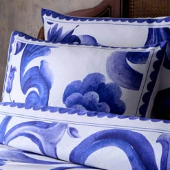 Azzurro Blue Pillowcase Pair