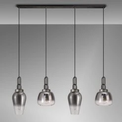 Hectar Pewter & Smoked Fade Glass 4 Light Bar Pendant -Housing Units Furniture Store b04280758999c84bbfbec7453c0a8d4f 1