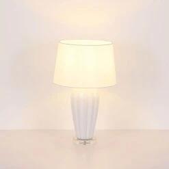 Hamilton White Table Lamp