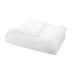 Bianca Soft Washed Frill 220cm X 230cm White Bedspread 4 Bianca Soft Washed Frill 220cm X 230cm White Bedspread -Housing Units Furniture Store b3799ca326906efb2aacf146f3545bdf