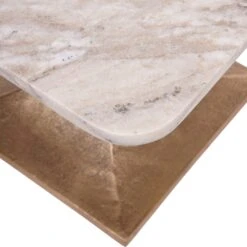 Libra Morchino Large Square White Marble Side Table -Housing Units Furniture Store b3b987311ec6c259ee339c06f489df69