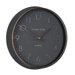 Thomas Kent Hampton Black Wall Clock 5 Thomas Kent Hampton Black Wall Clock -Housing Units Furniture Store b3ea9761654e1f25257b2192f93e8418