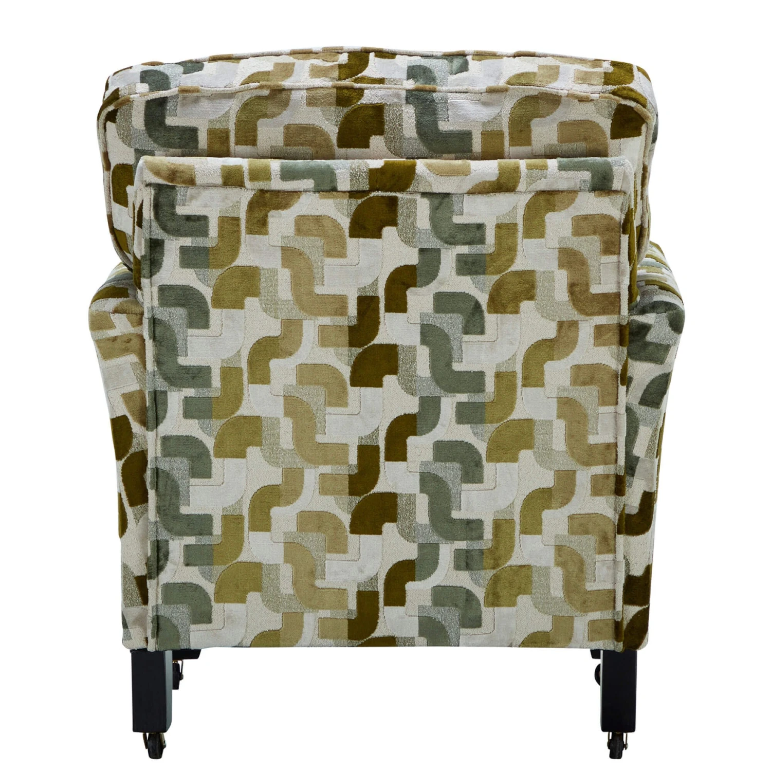 Roxy Forest Velvet Patterned Accent Chair 4 Roxy Forest Velvet Patterned Accent Chair - Image 4