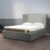 TEMPUR® Holcot 150cm Kingsize Shetland Mercury Ottoman Bed Frame