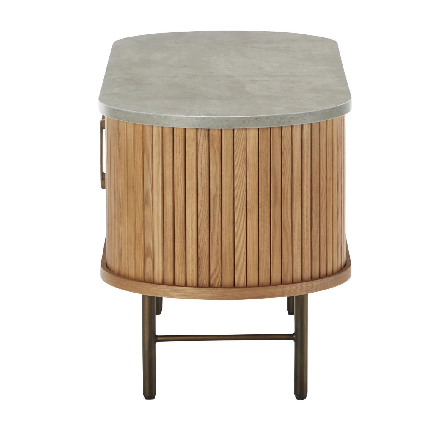 Ariana TV Unit Top In Concrete Effect 5 Ariana TV Unit Top In Concrete Effect - Image 5