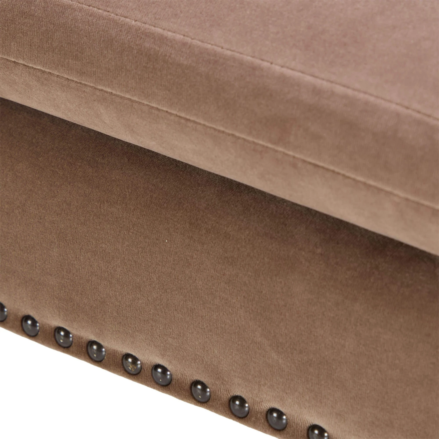 Jacob 160cm Taupe Velvet Button Back Bench 6 Jacob 160cm Taupe Velvet Button Back Bench - Image 6