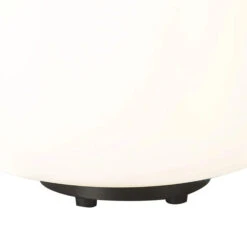 Henrik Matt Black & Frosted White Medium Oval Glass Table Lamp -Housing Units Furniture Store b5944edb9e9117411d5c6417137578e6 1