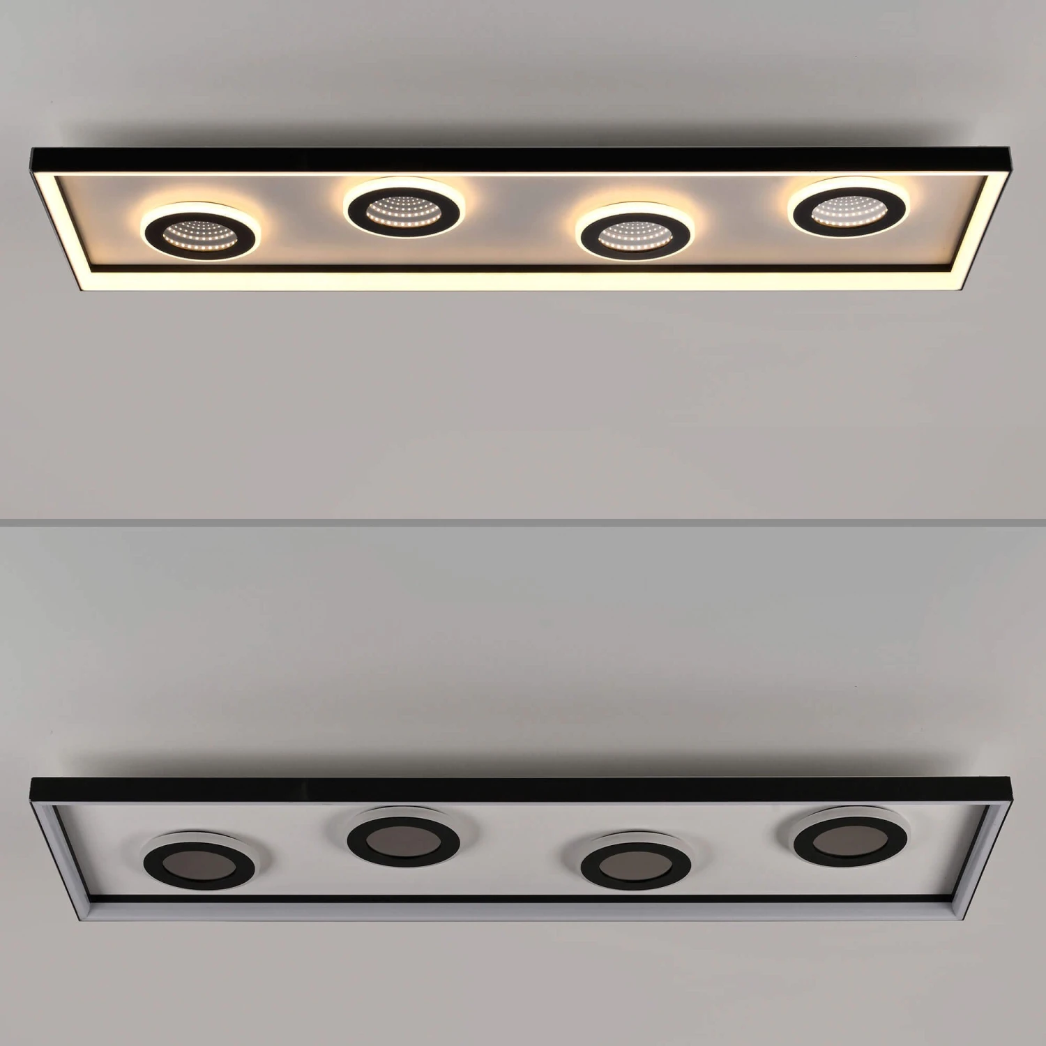 Infiniti 4 Ring Rectangular Flush Ceiling & Wall Light 4 Infiniti 4 Ring Rectangular Flush Ceiling & Wall Light - Image 4