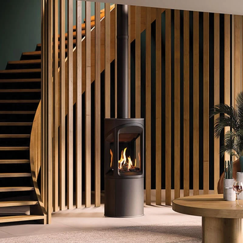 Onyx Liv 3 Sided Round Gas Stove 1 Onyx Liv 3 Sided Round Gas Stove