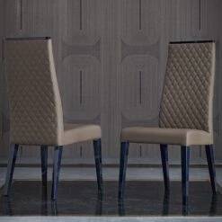 Celeste High Gloss Cobalt Blue 196cm Extending Dining Table & 6 High-Back Grey Faux Leather Chairs -Housing Units Furniture Store b728bdf3ba55ec1c03a7d604402a35bc 1