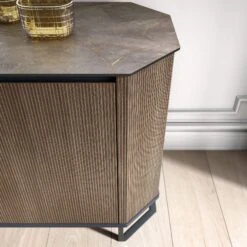 Oratino 3 Door Ribbed Wood Sideboard -Housing Units Furniture Store b74f4650990d1686f88672468ceeb6e8