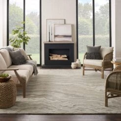 Graceful Grey 160cm X 221cm Rug -Housing Units Furniture Store b75cad348162791cd9f0307d488aae82